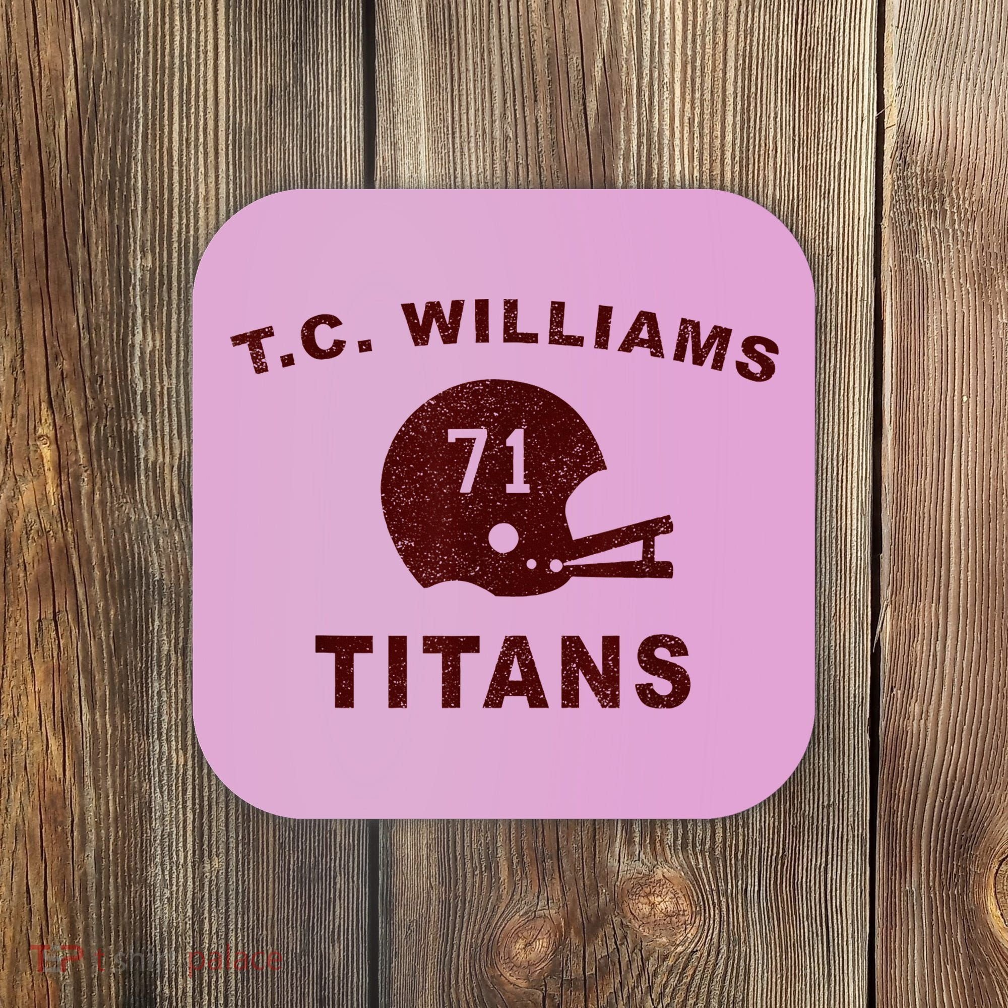 T.C. Williams Titan Football Helmet Coaster