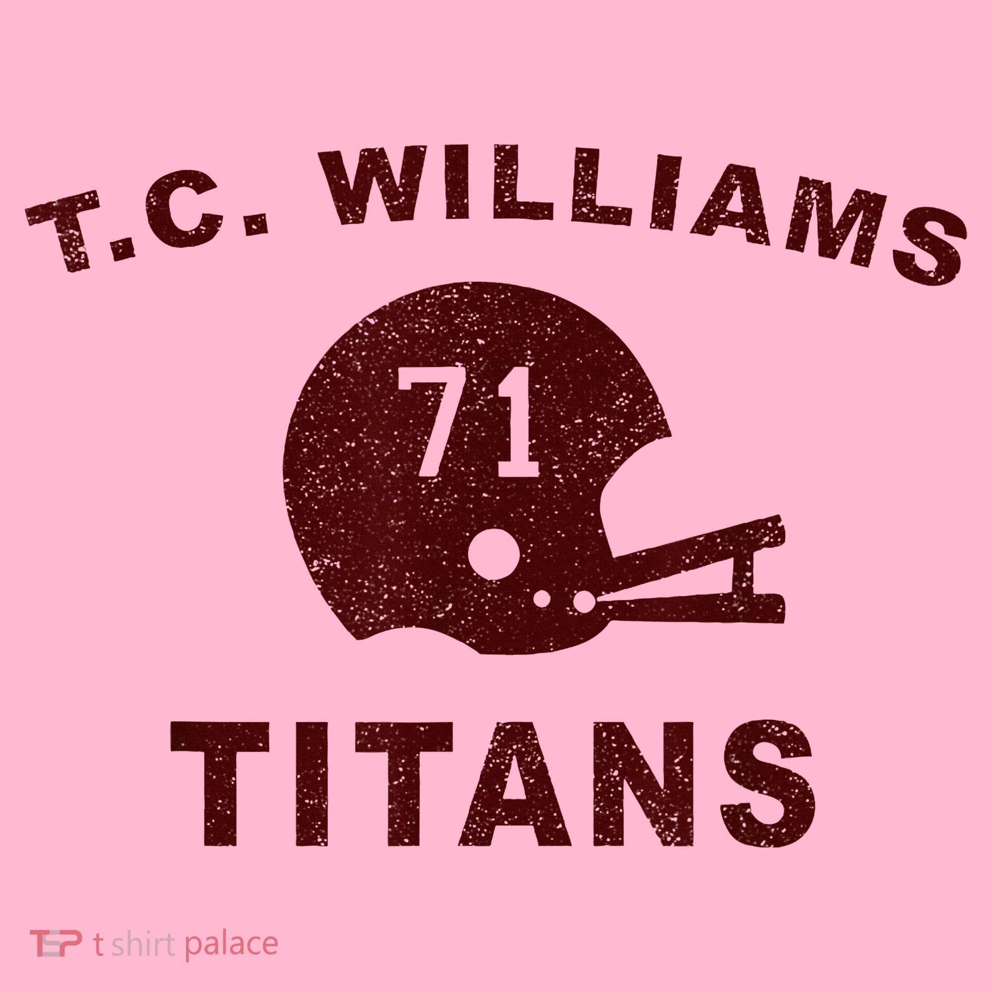 T.C. Williams Titan Football Helmet Coaster