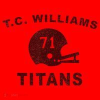 T.C. Williams Titan Football Helmet Santa Hat thumb 1