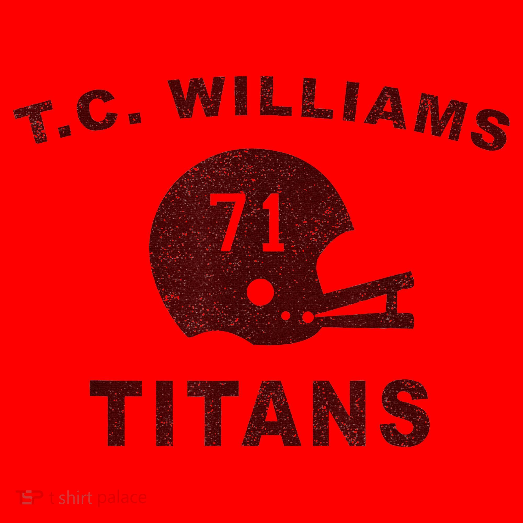 T.C. Williams Titan Football Helmet Santa Hat