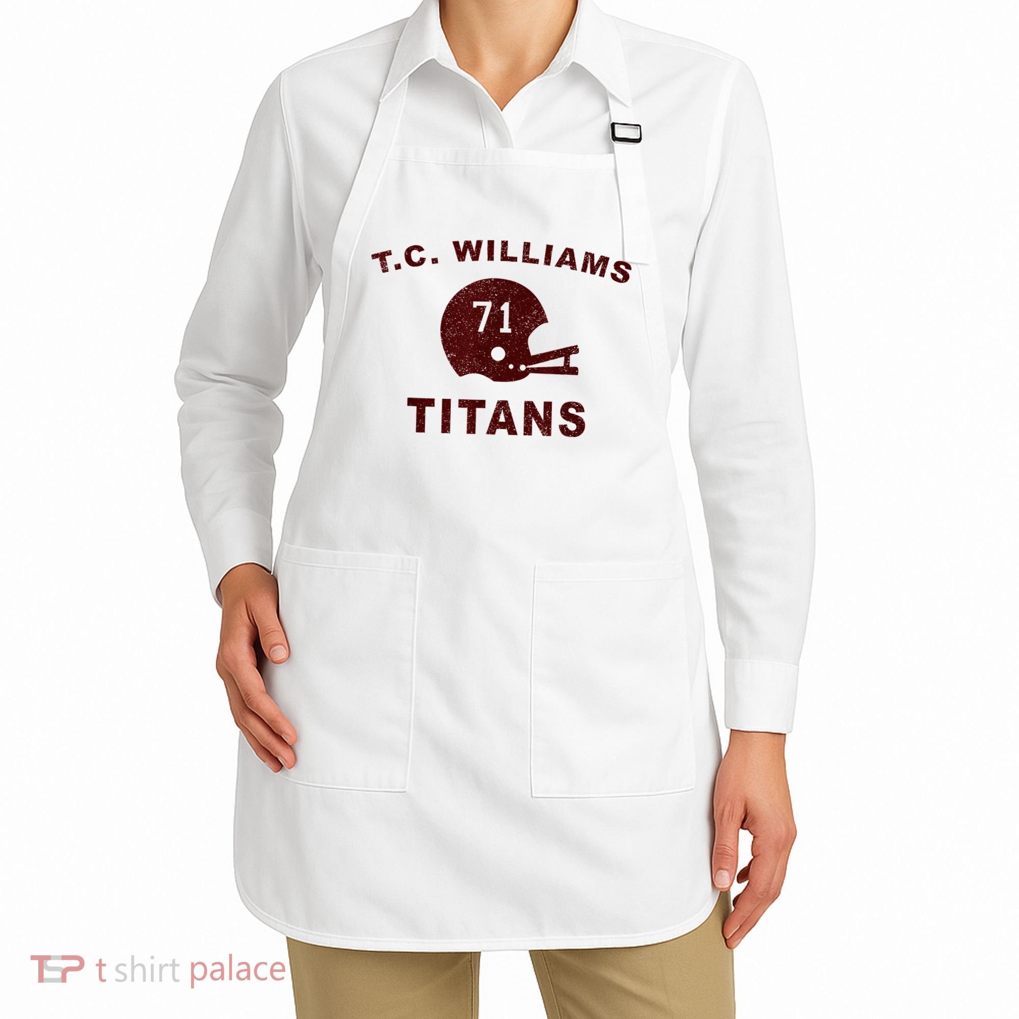 T.C. Williams Titan Football Helmet Apron