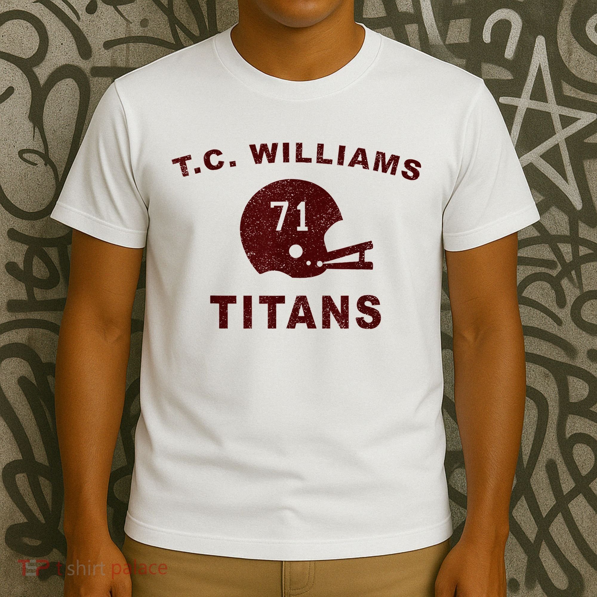 T.C. Williams Titan Football Helmet T-Shirt