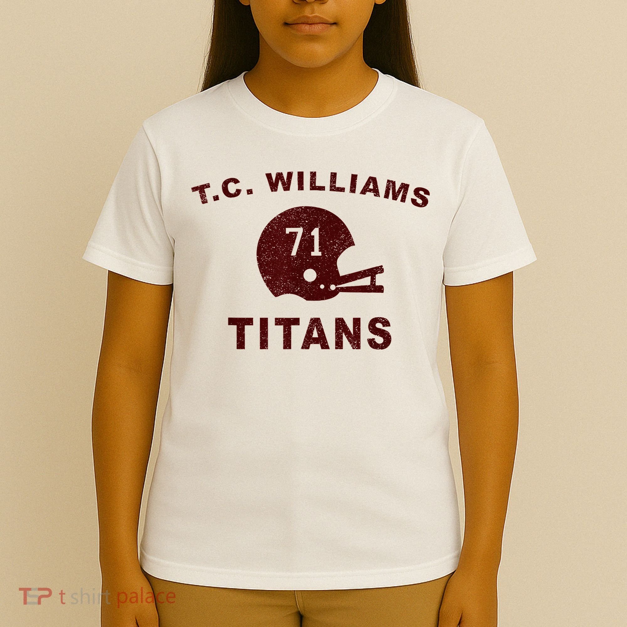 T.C. Williams Titan Football Helmet T-Shirt