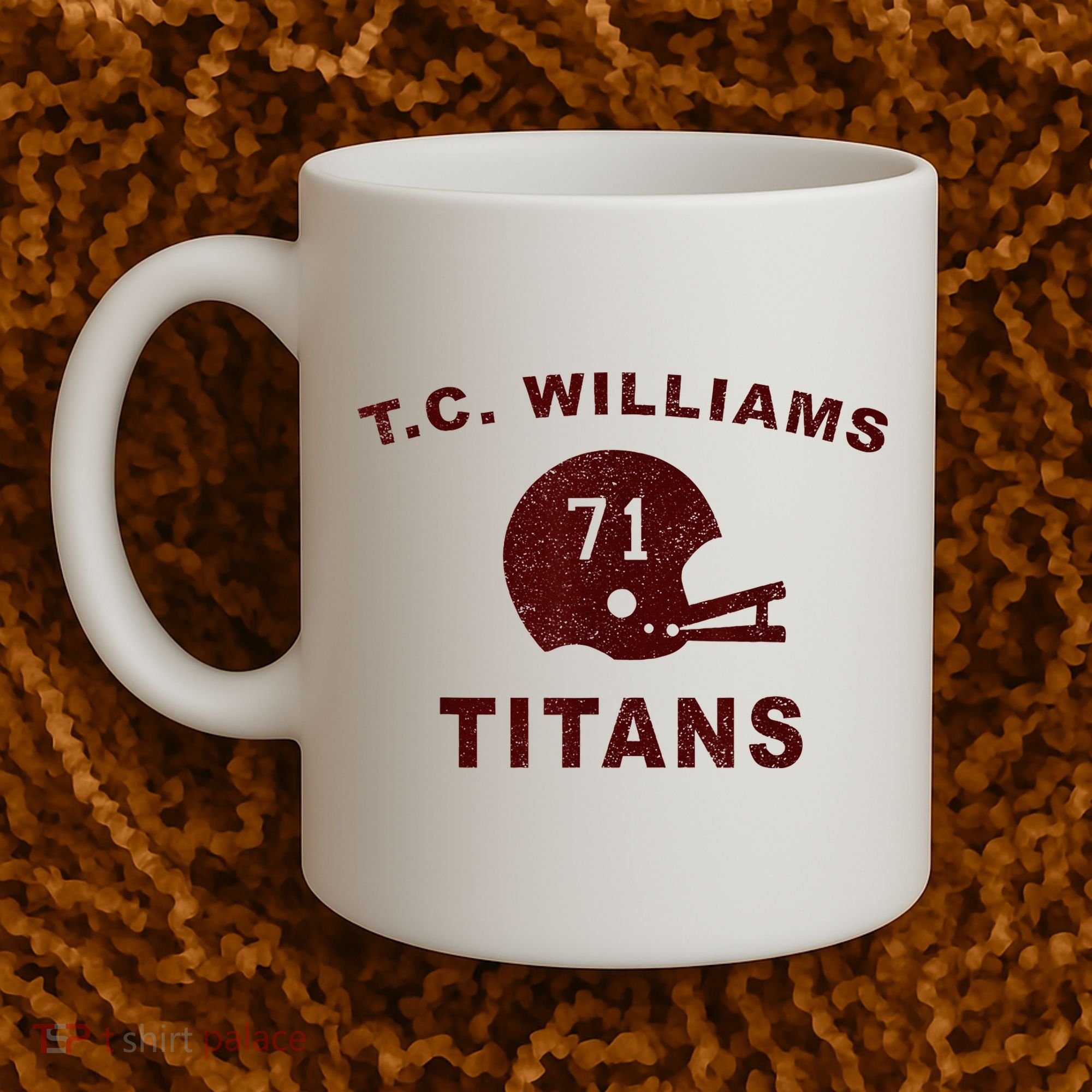 T.C. Williams Titan Football Helmet Coffee Mug