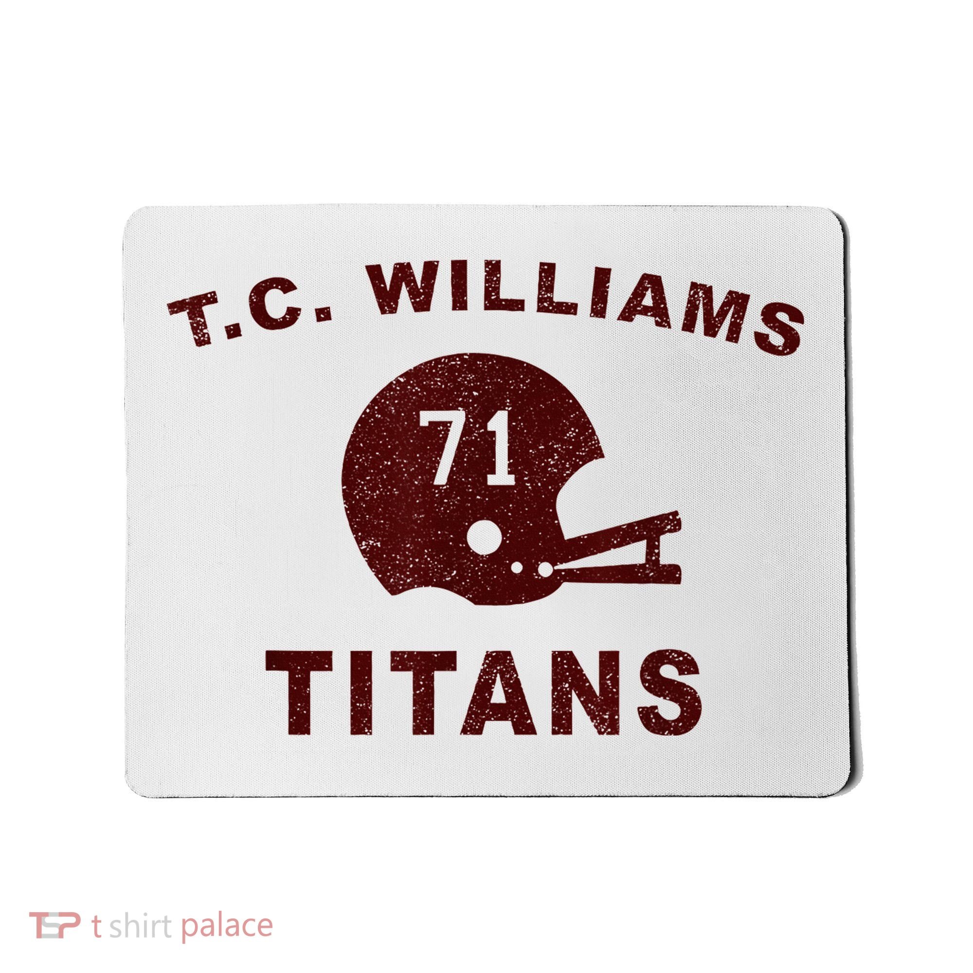 T.C. Williams Titan Football Helmet Mousepad