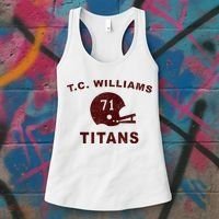 T.C. Williams Titan Football Helmet Women's Tank Top thumb 3