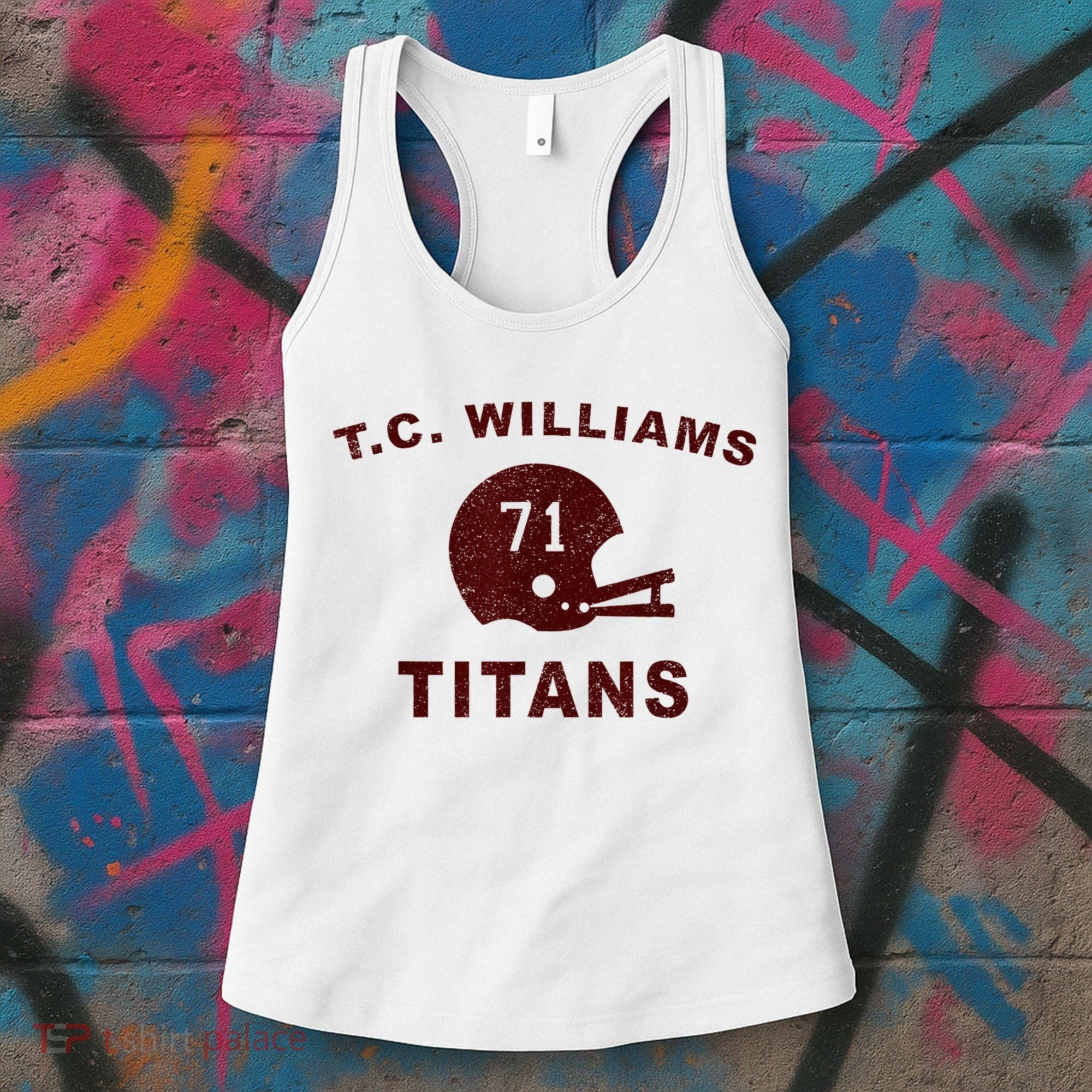 T.C. Williams Titan Football Helmet Women's Tank Top