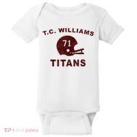 T.C. Williams Titan Football Helmet Baby Bodysuit thumb 0