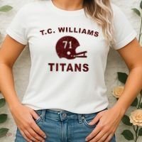 T.C. Williams Titan Football Helmet Women's T-Shirt thumb 2