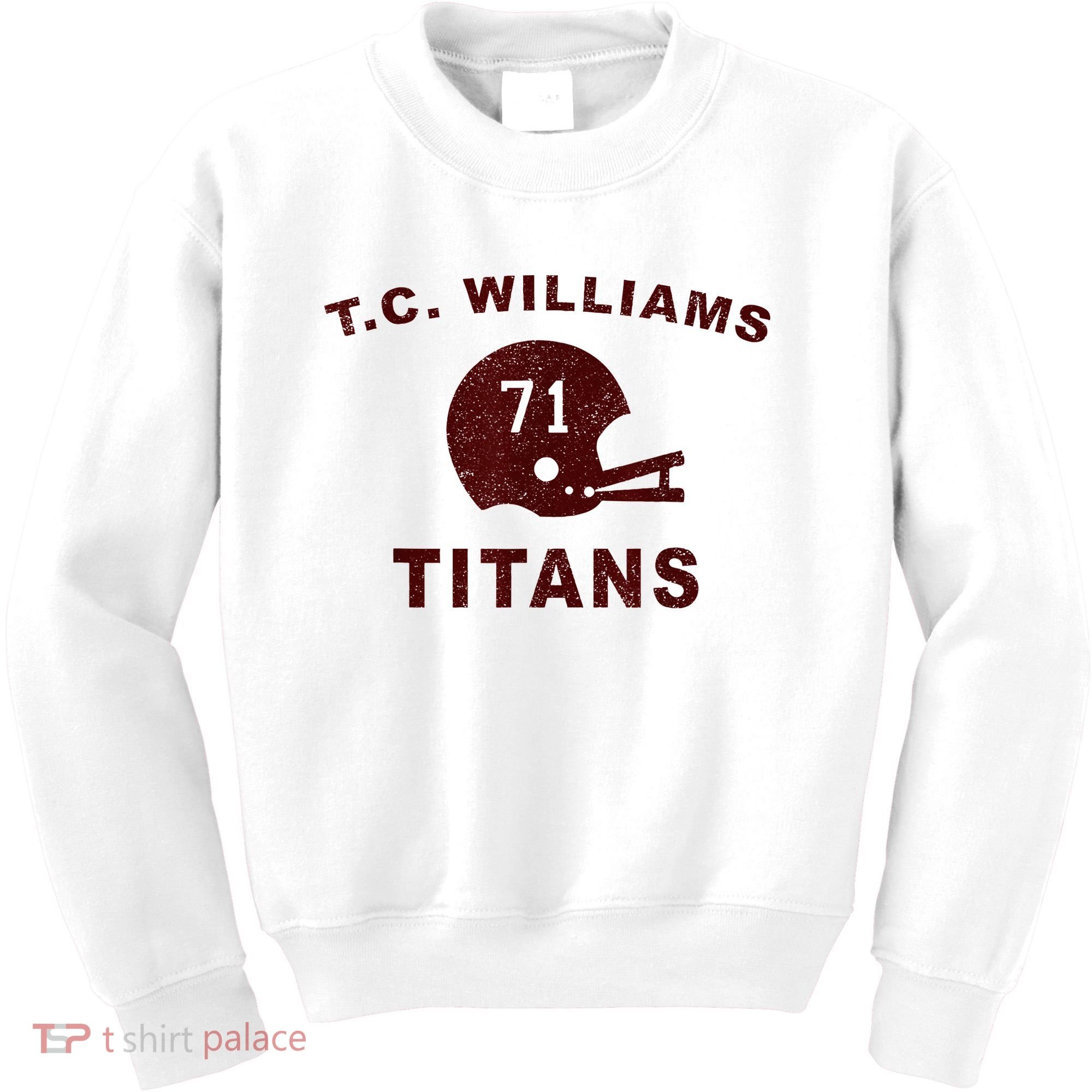 T.C. Williams Titan Football Helmet Kids Sweatshirt