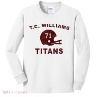 T.C. Williams Titan Football Helmet Kids Long Sleeve Shirt thumb 0