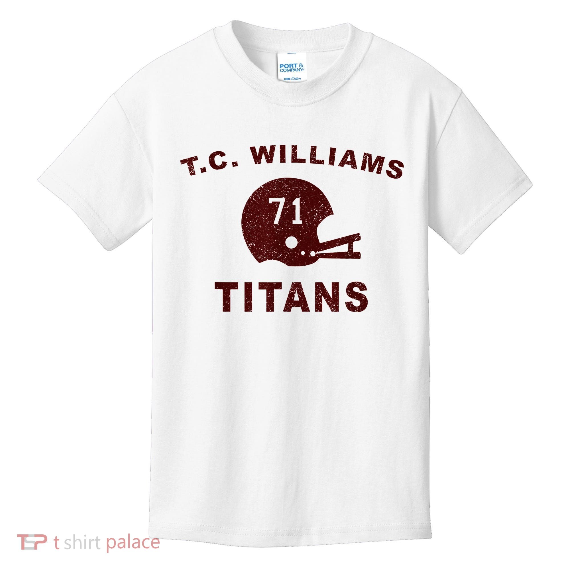 T.C. Williams Titan Football Helmet Kids T-Shirt