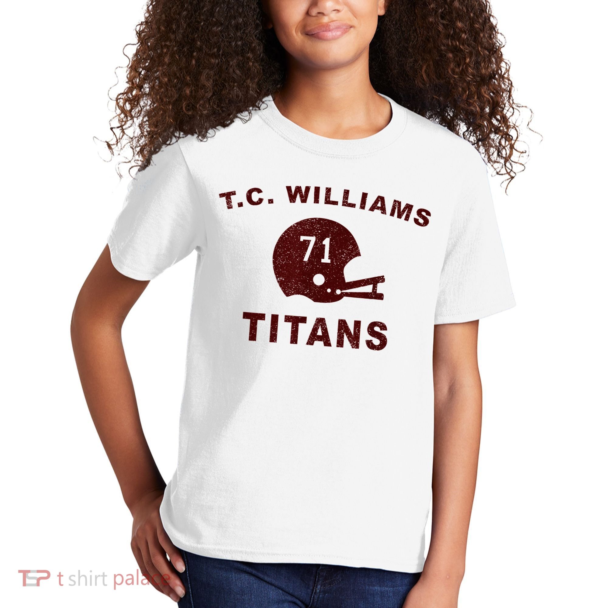 T.C. Williams Titan Football Helmet Kids T-Shirt