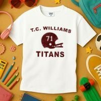 T.C. Williams Titan Football Helmet Kids T-Shirt thumb 3