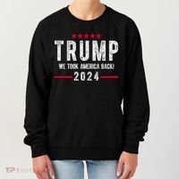 Trump Won Take America Back 2024 Women's Sweatshirt thumb 0
