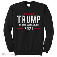 Trump Won Take America Back 2024 Sweatshirt thumb 0