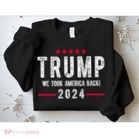 Trump Won Take America Back 2024 Sweatshirt thumb 2