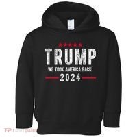 Trump Won Take America Back 2024 Toddler Hoodie thumb 0