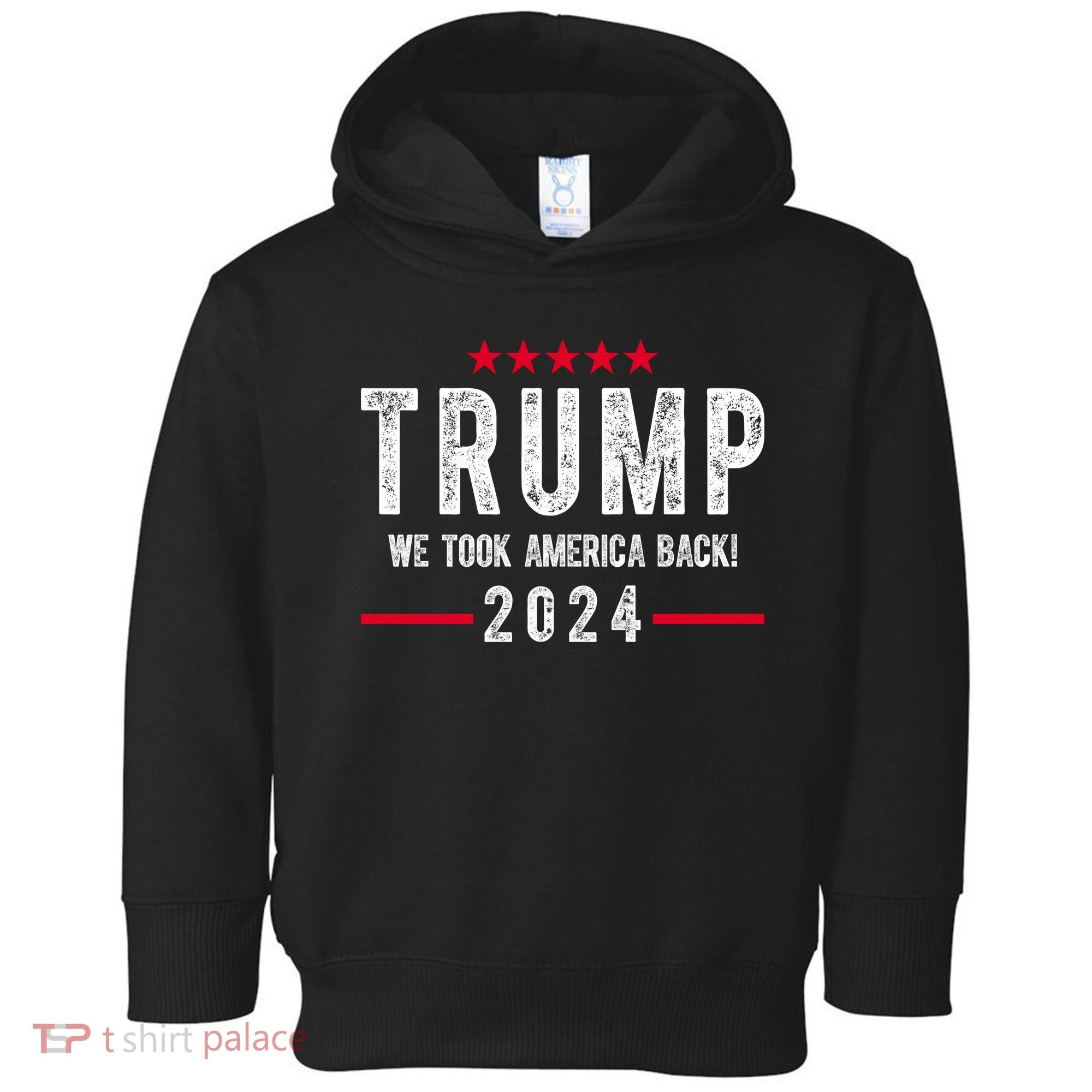 Trump Won Take America Back 2024 Toddler Hoodie