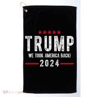 Trump Won Take America Back 2024 Golf Towel thumb 0
