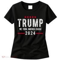Trump Won Take America Back 2024 Women's T-Shirt thumb 0