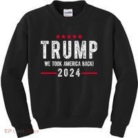 Trump Won Take America Back 2024 Kids Sweatshirt thumb 0
