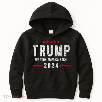 Trump Won Take America Back 2024 Kids Hoodie