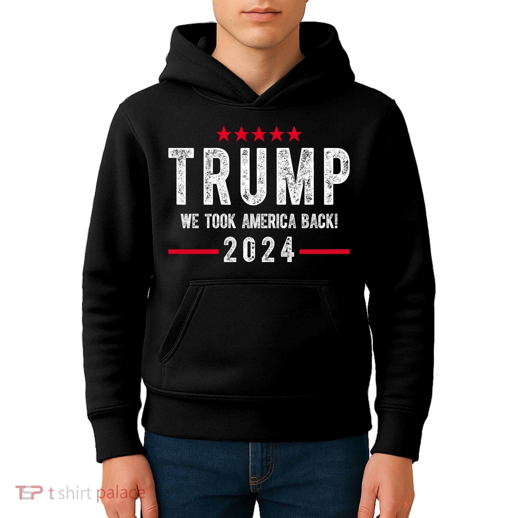 Trump Won Take America Back 2024 Kids Hoodie