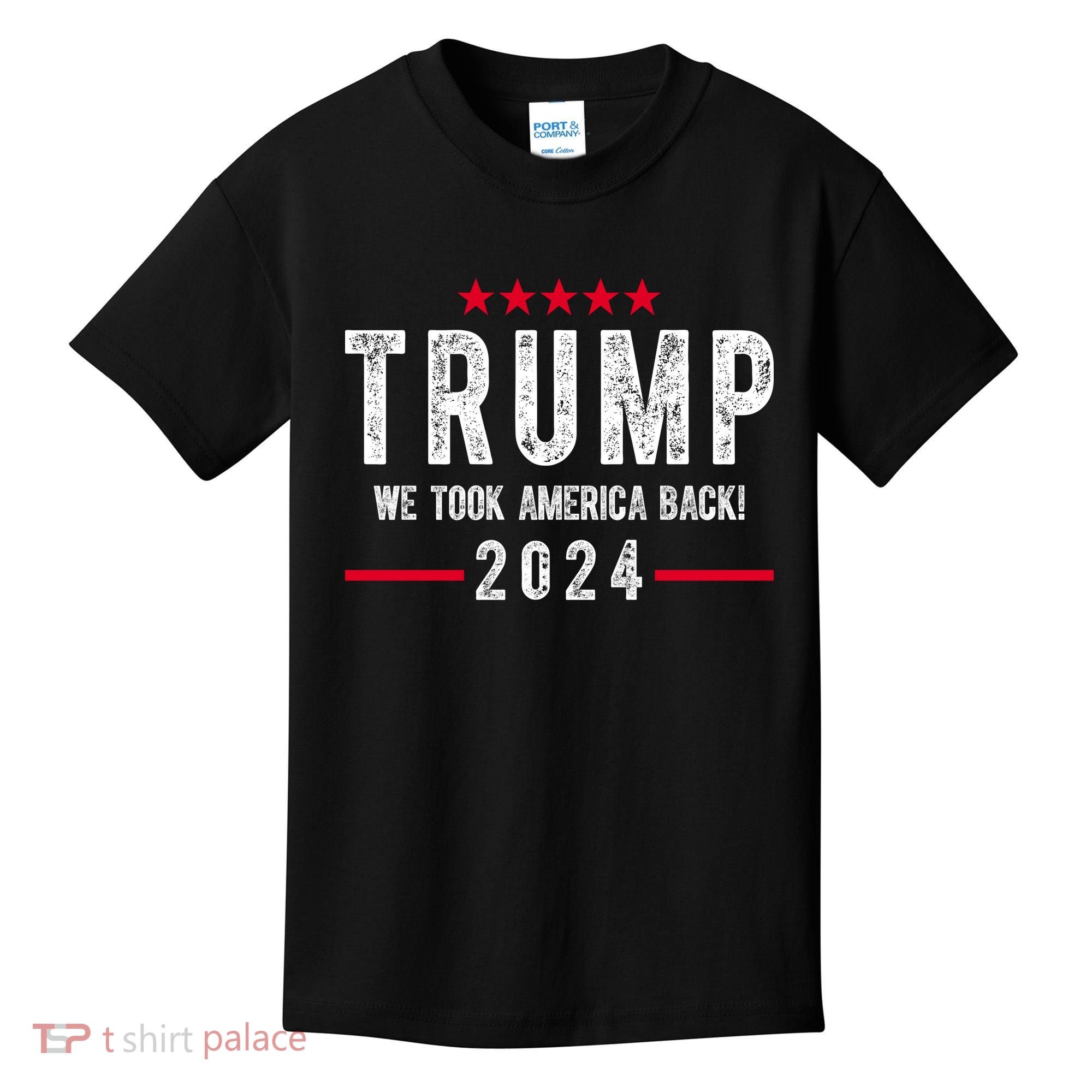 Trump Won Take America Back 2024 Kids T-Shirt