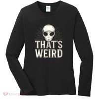 That's Weird Women's Long Sleeve Shirt thumb 0