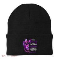 They Whispered To Her You Cannot Withstand The Storm Meaningful Gift Beanie thumb 0