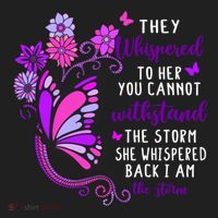 They Whispered To Her You Cannot Withstand The Storm Meaningful Gift Hat thumb 2