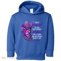They Whispered To Her You Cannot Withstand The Storm Meaningful Gift Toddler Hoodie thumb 0