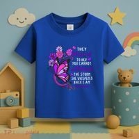 They Whispered To Her You Cannot Withstand The Storm Meaningful Gift Toddler T-Shirt thumb 3