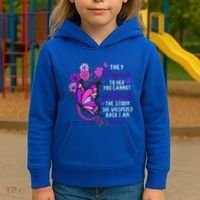 They Whispered To Her You Cannot Withstand The Storm Meaningful Gift Kids Hoodie thumb 3