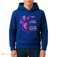 They Whispered To Her You Cannot Withstand The Storm Meaningful Gift Kids Hoodie thumb 4