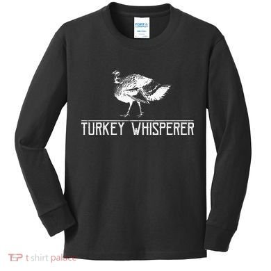 Turkey Whisperer Kids Long Sleeve Shirt