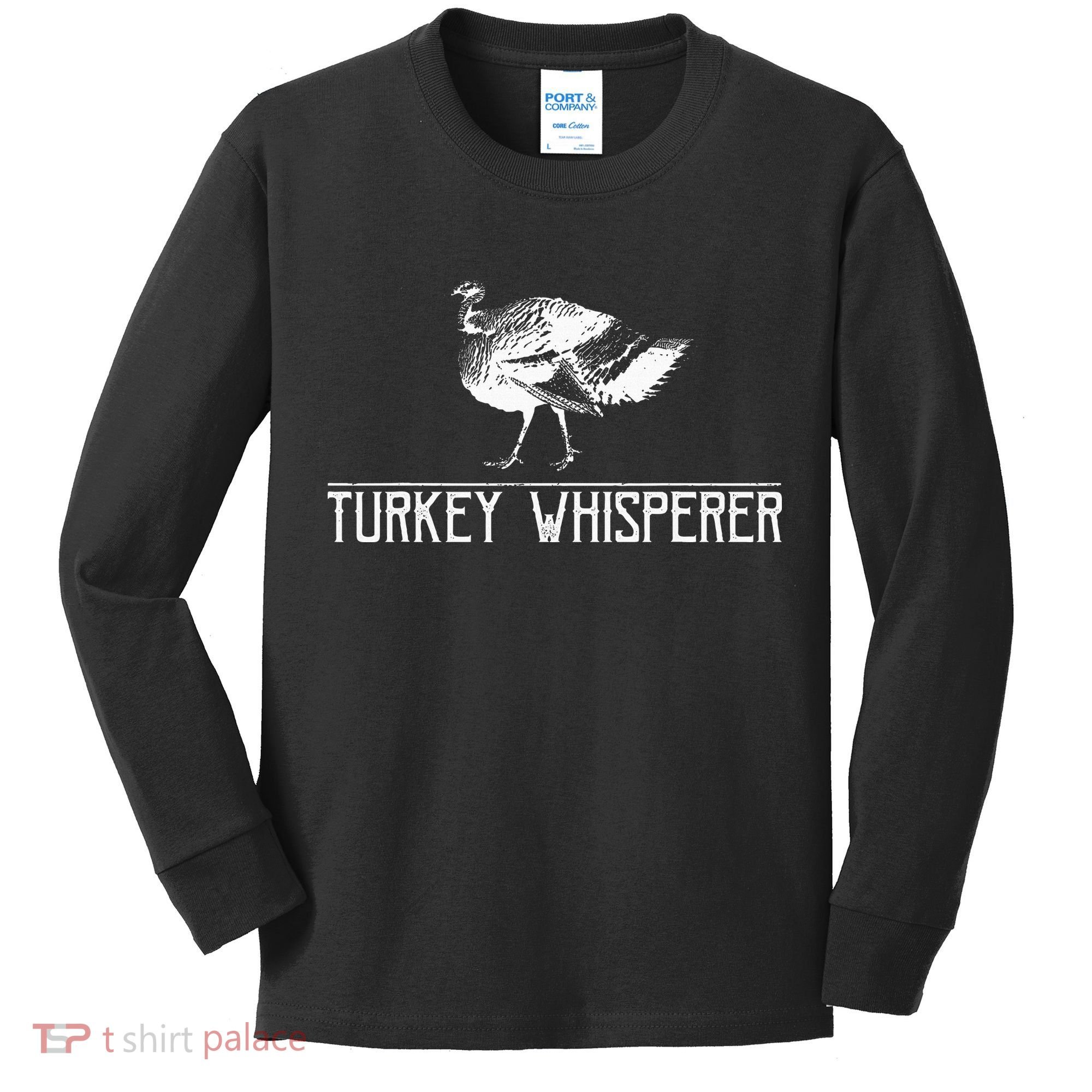 Turkey Whisperer Kids Long Sleeve Shirt