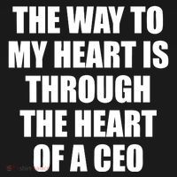 The Way To My Heart Is Through The Heart Of A Ceo Women's Hoodie thumb 2