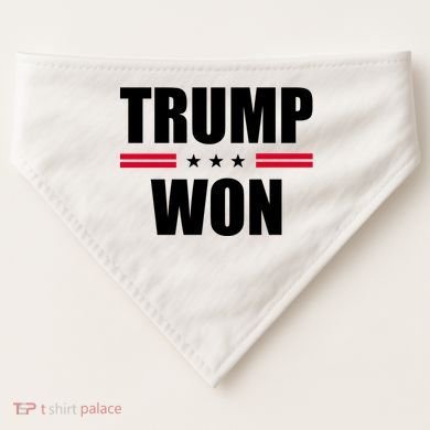 Trump Won USA-Made Doggie Bandana