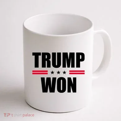 Trump Won Coffee Mug back