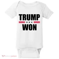 Trump Won Baby Bodysuit thumb 0
