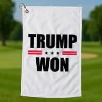 Trump Won Golf Towel thumb 1