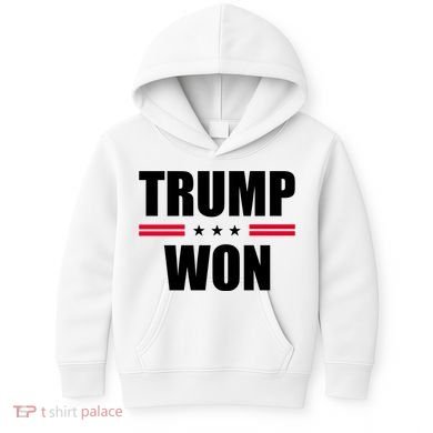 Trump Won Kids Hoodie
