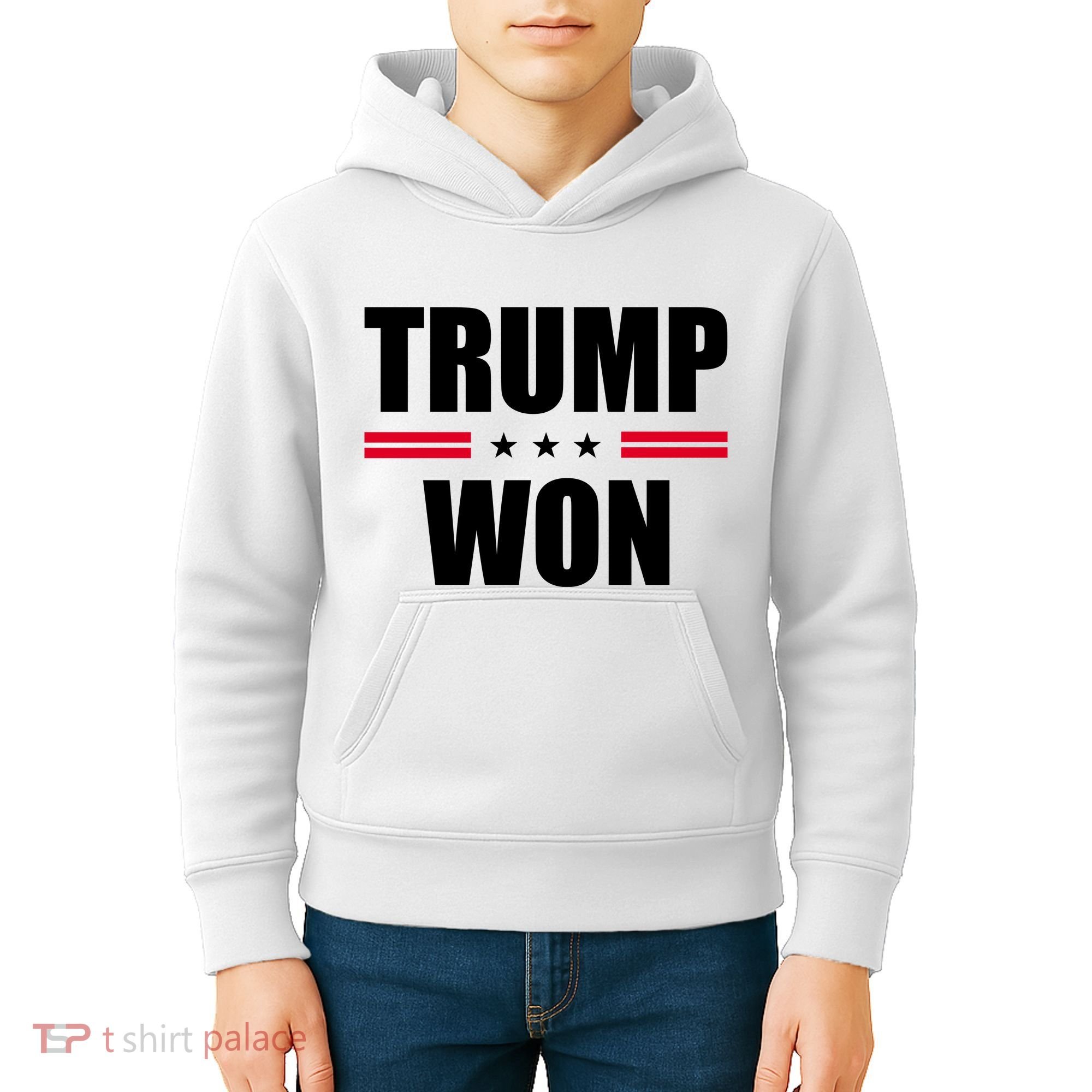 Trump Won Kids Hoodie