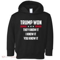 Trump Won They Know It I Know It You Know It Toddler Hoodie thumb 0