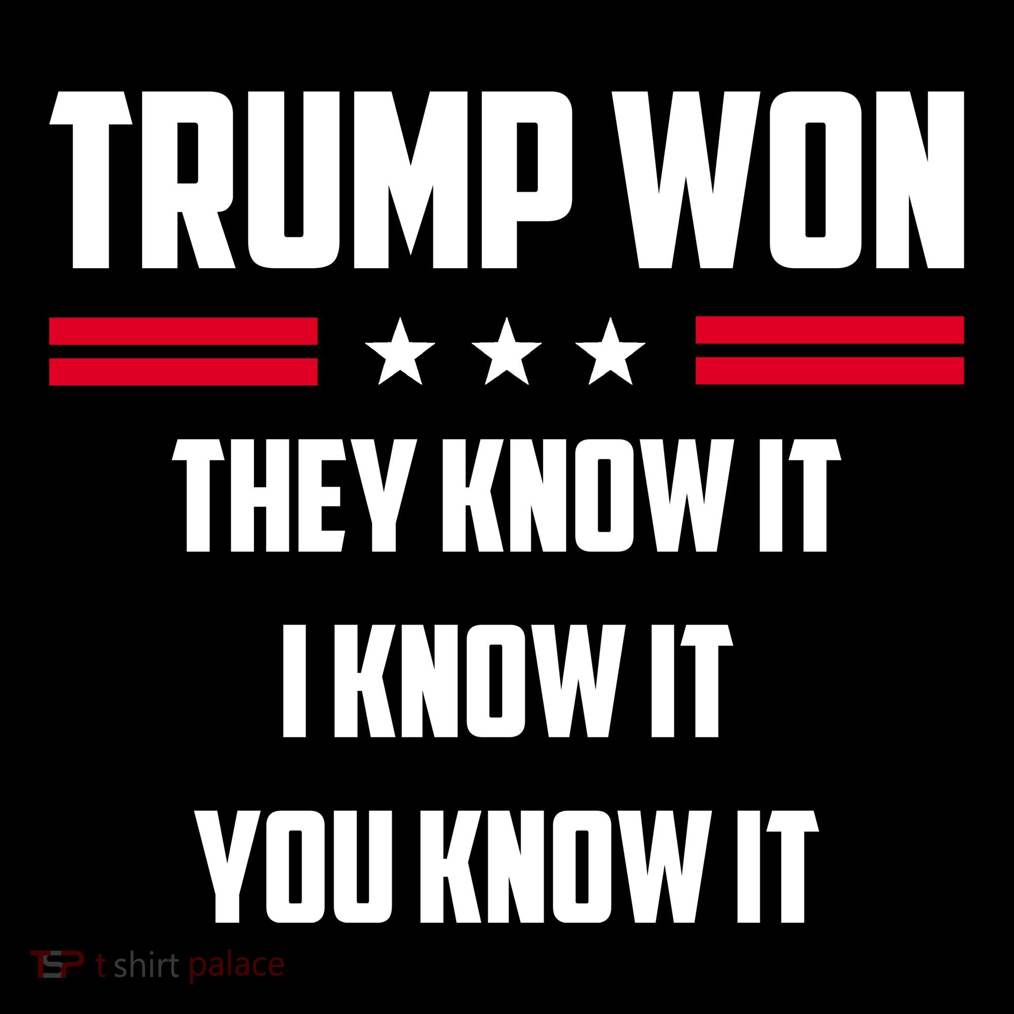 Trump Won They Know It I Know It You Know It Toddler Hoodie