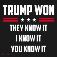 Trump Won They Know It I Know It You Know It Tote Bag thumb 4