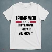 Trump Won They Know It I Know It You Know It T-Shirt thumb 5