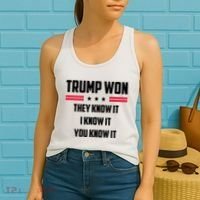 Trump Won They Know It I Know It You Know It Women's Tank Top thumb 2